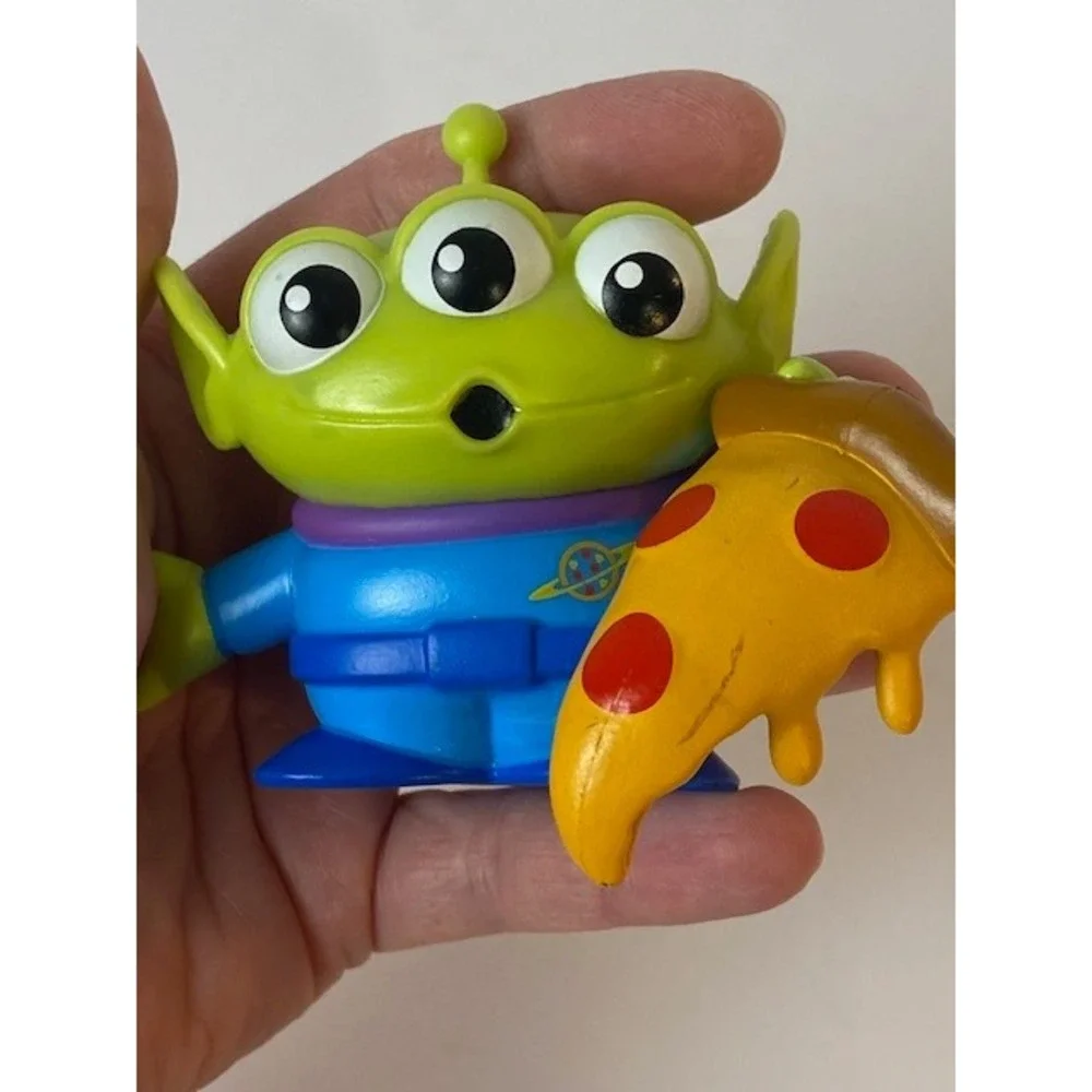 Disney Pixar Toy Story Pizza Planet Alien With Pizza Slice Blind Box Toy 3 Inch